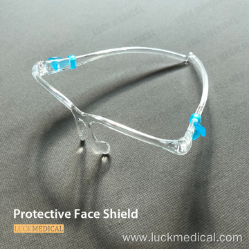 Detachable Face Shield With Glass Frame